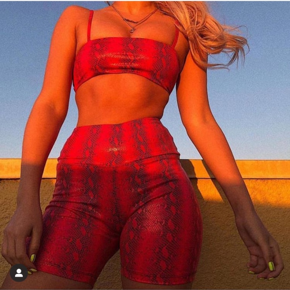 SWEET TALK SWIM 2 Piece Biker Short Set